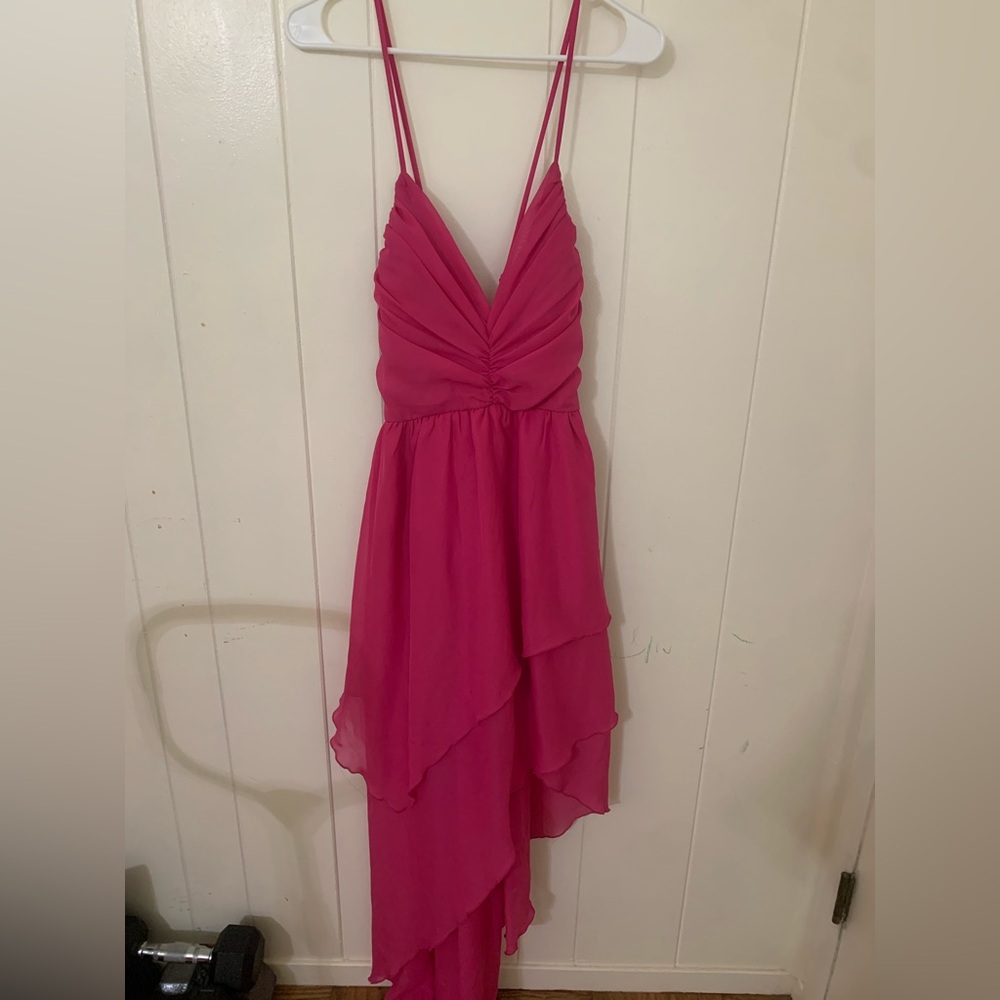 Venus Pink Formal Zip Up Dress